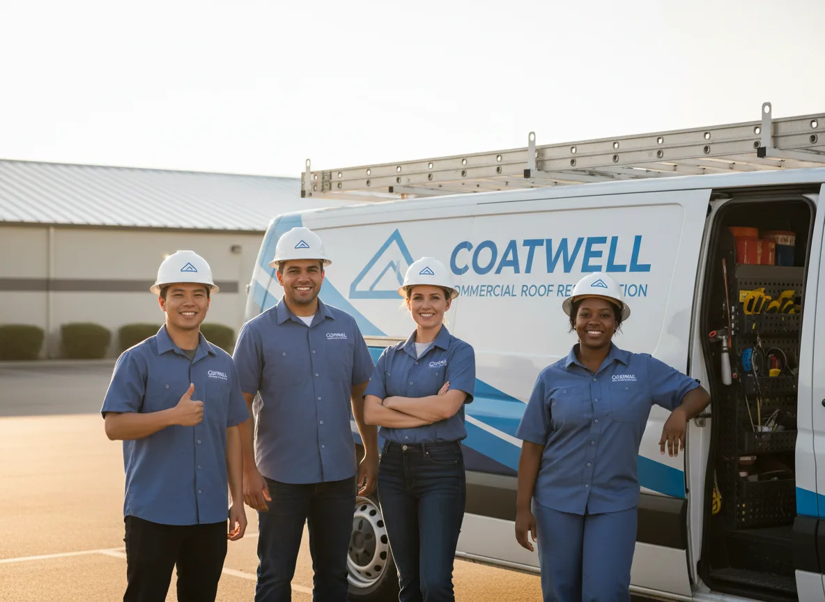 Commercial roof coating company in Selden, NY