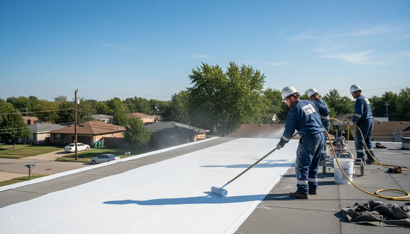 Commercial roof coating in Selden, NY near me